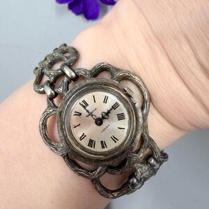Vendome Signed Vintage Mechanical Silver Women's Watch